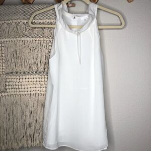 ECRU Sleeveless Halter Tank Top White Blouse